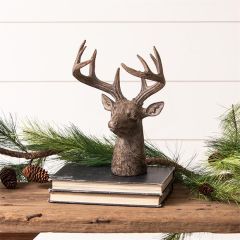 Woodland Deer Head Figurine