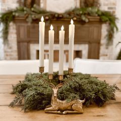 Woodland Deer Taper Candle Holder