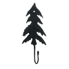 Woodland Fir Tree Iron Wall Hook