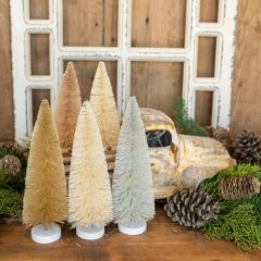 Woodland Hues Bottle Brush Tree Set of 5