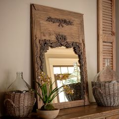 Woodland Hunting Lodge Wall Mirror