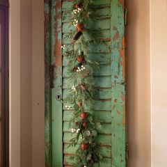 Woodland Wonderland Evergreen Garland with Bells