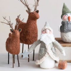 Wool Felt Santa Tabletop Accent