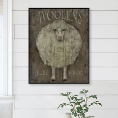 Woolens Sheep Canvas Art