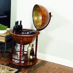 World Globe Wine Rack Bar Stand