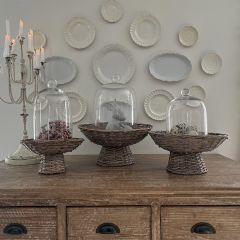 Woven Compote Baskets Set of 3