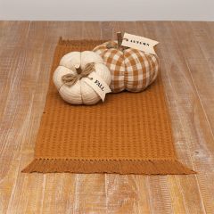 Woven Cotton Fringed Table Runner