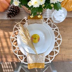 Woven Medallion Charger