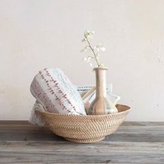 Woven Rattan Decorative Bowl
