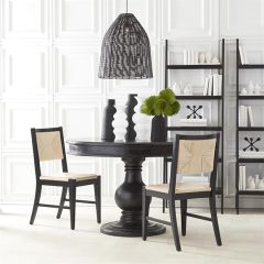 Woven Rope Birch Wood Dining Chair