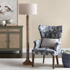 Woven Rope Tower Floor Lamp