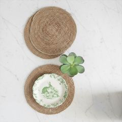 Woven Round Seagrass Placemat