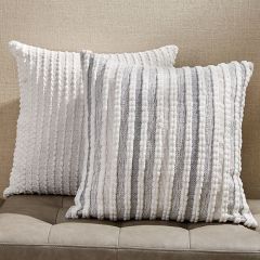Woven Textures Square Throw Pillow