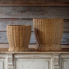 Woven Tree Basket Planters Set of 2