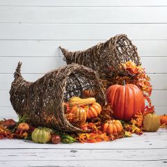 Woven Vine Cornucopia