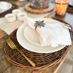 Woven Willow Oval Placemat
