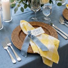 Yellow Check Farmhouse Dish Towel