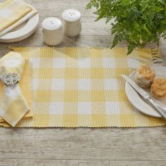 Yellow Check Farmhouse Placemat