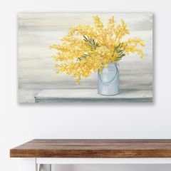 Yellow Flowers Canvas Wall Art