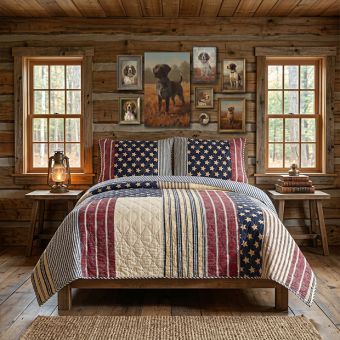 Americana Farmhouse Quilt Set