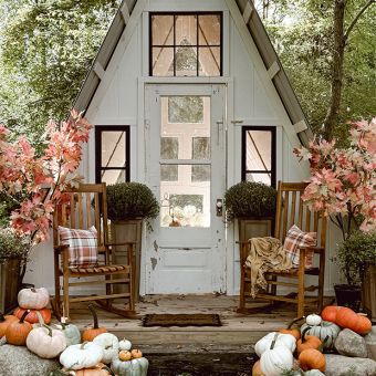 Classic Cottage Farmhouse Rocking Chair