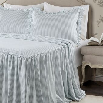 Classic Ticking Stripe Bedspread Set