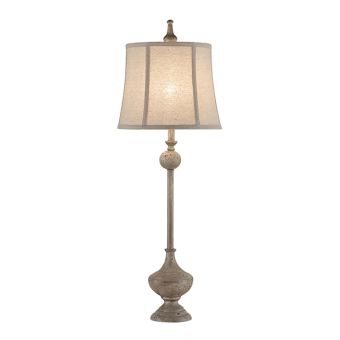 Classically Neutral Buffet Lamp