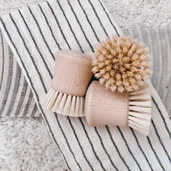 Cleaning Essentials Wood Brush Collection