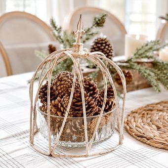 Crown Style Decorative Cloche Set of 3