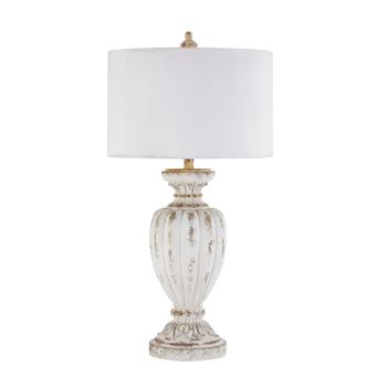 Distressed Classic Urn Table Lamp
