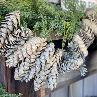 Frosted Sage Pine Decorative Garland