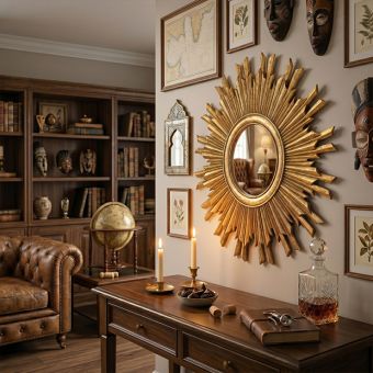 Gold Sunburst Mirror