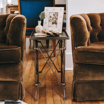 Metal Accent Table