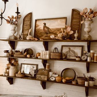 Neutral Wash Shutters Set of 2