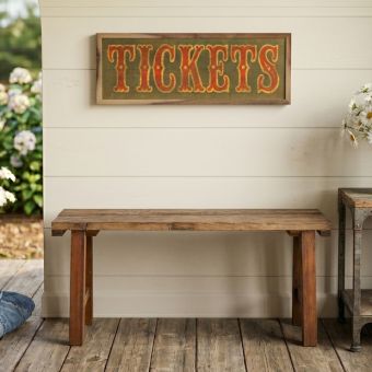 Primitive Wood Bench