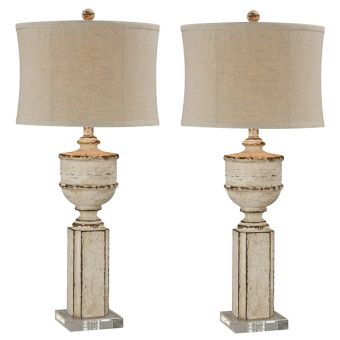 Rustic Neutrals Farmhouse Table Lamp