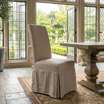 Simply Classic Slip Covered Dining Chair