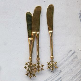 Snowflake Handled Knife Collection Set of 4