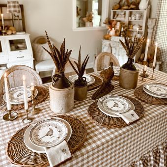 Woven Willow Oval Placemat