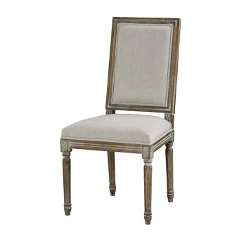 Classic Farmhouse Side Chair Gray Set of 6