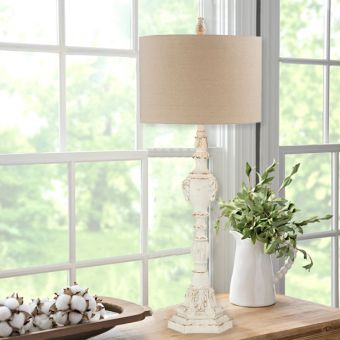 Cottage Chic Tall Buffet Lamp