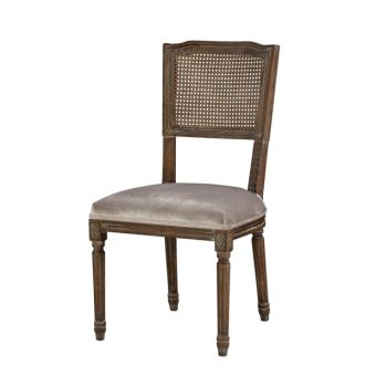 Elegant Cane Back Dining Chair 
