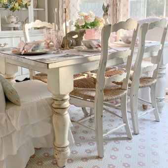 French Country Farmhouse Side Chair