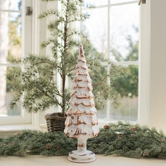 Lighted Glass Vintage Inspired Christmas Tree 16 inch