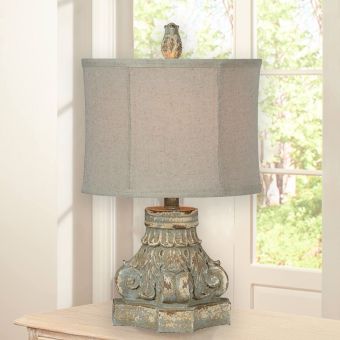 Rustic Elegance Farmhouse Accent Lamp Set of 2