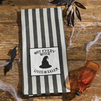 Not Every Witch Striped Dish Towel
