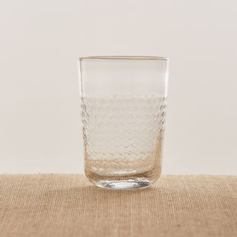 Textured Beverage Glass