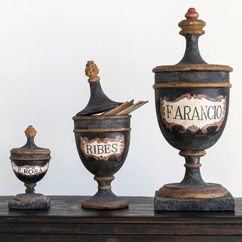 Vintage Reproduction Pharmacy Urn One of Each