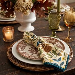 Folk Garden Harvest Kitchen Towel | Antique Farmhouse