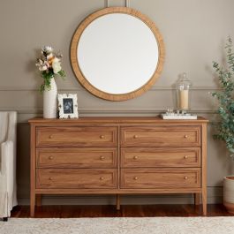 classic dresser Timeless Classics 6 Drawer Fashion Luxury - True Luxury style interiors COTTON JERSEY CUT OUT Wood dresser Size:XXXL/20